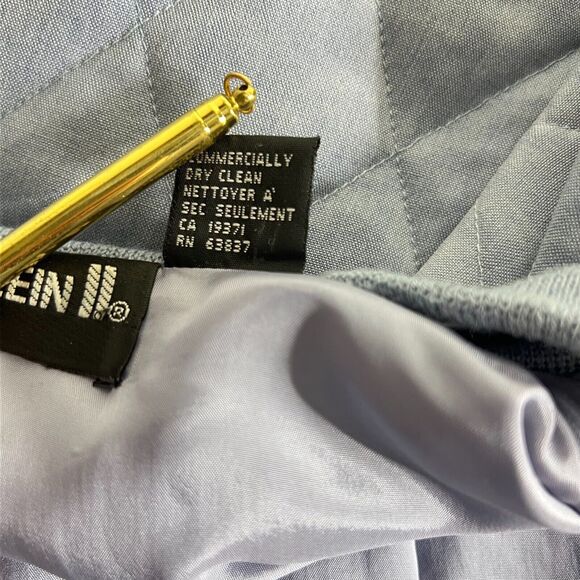 Anne Klein II‎ Silk Quilted Jacket Size XS Vintage Dead Stock - Picture 11 of 13